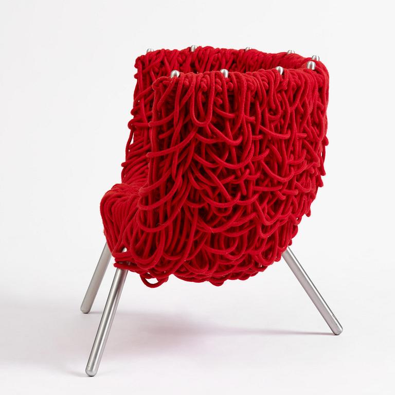Fernando & Humberto Campana, a "Vermelha" chair, Edra, Italy, post 1993.