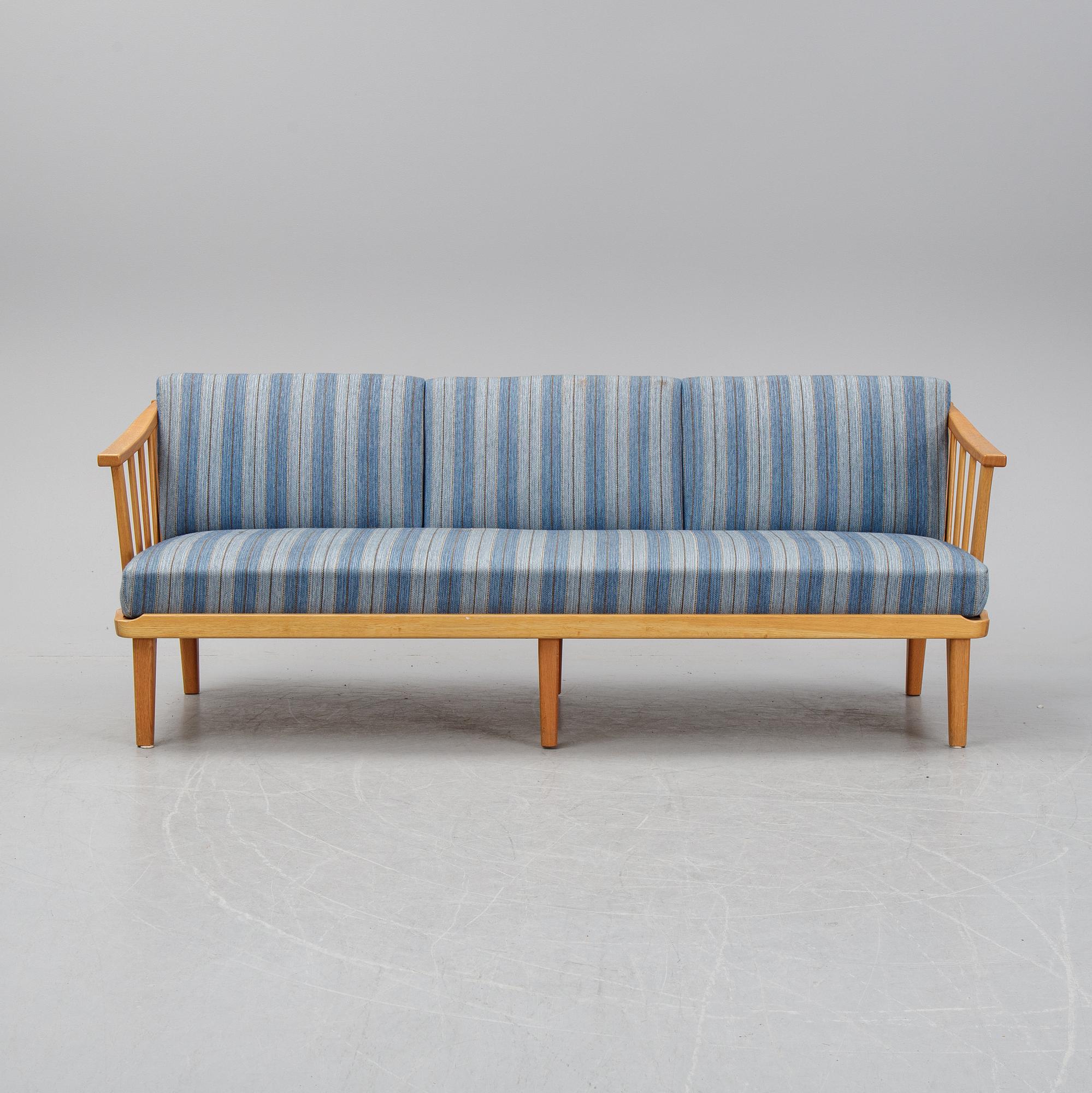 Carl Malmsten, a 'Visingsö' oak sofa.