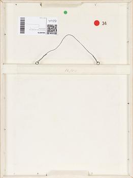 Madeleine Pyk, gouache, signerad och daterad Nice 1990.