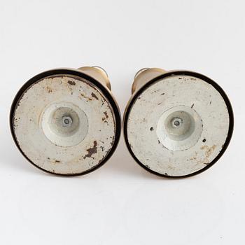 Bertil Brisborg, oil lamps, 1 pair, model "2036", Nordiska Kompaniet, 1950s.
