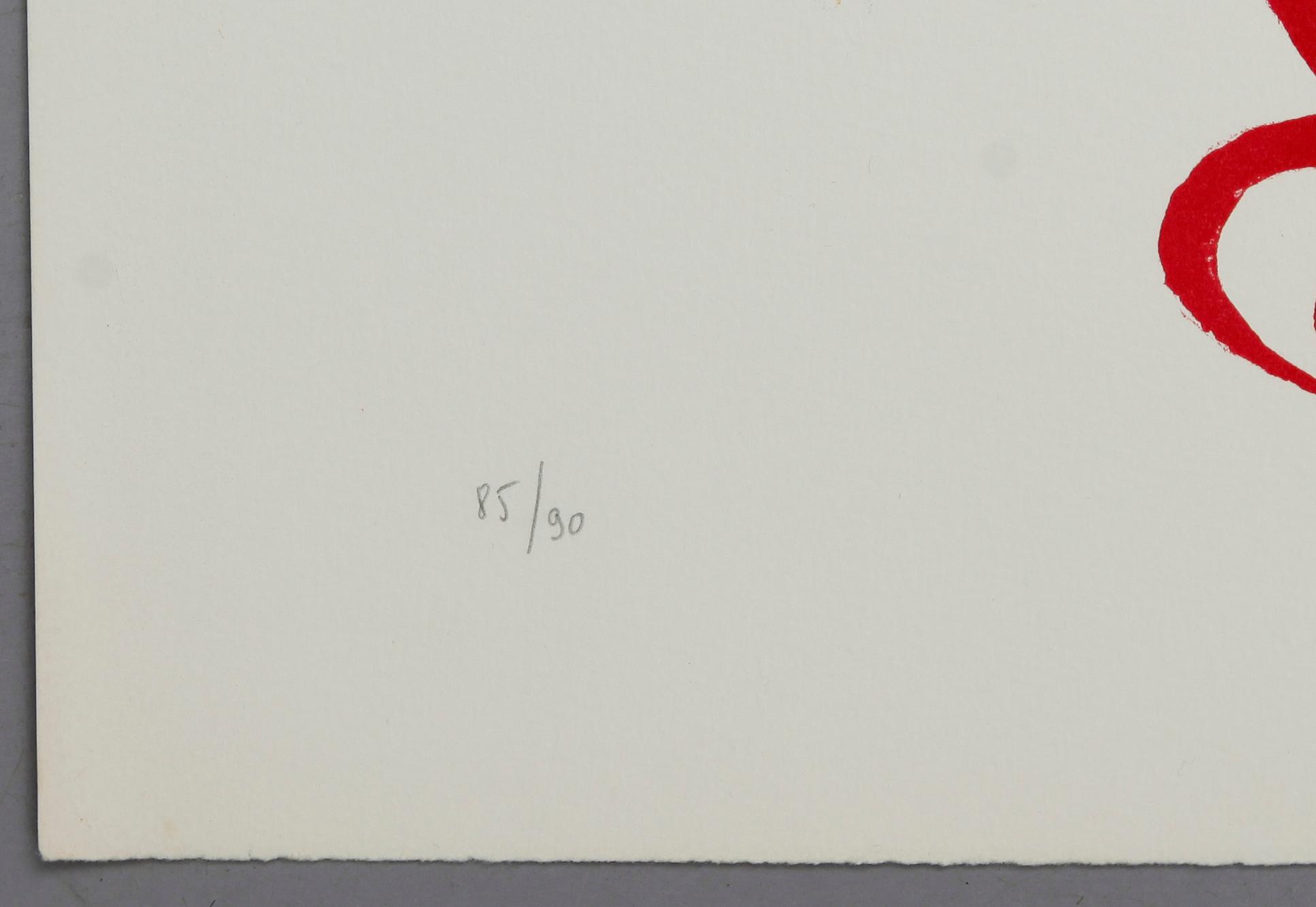 MAX PAPART, färglitografi, signerad, numrerad 85/90.