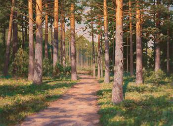 Johan Krouthén, Sunny pine forest.