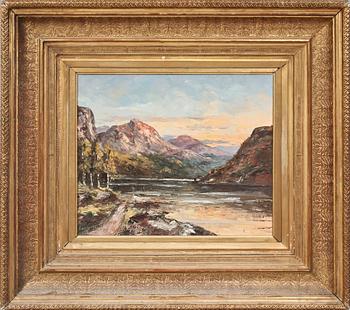 OKÄND KONSTNÄR, olja på duk, sign, 1900-tal.