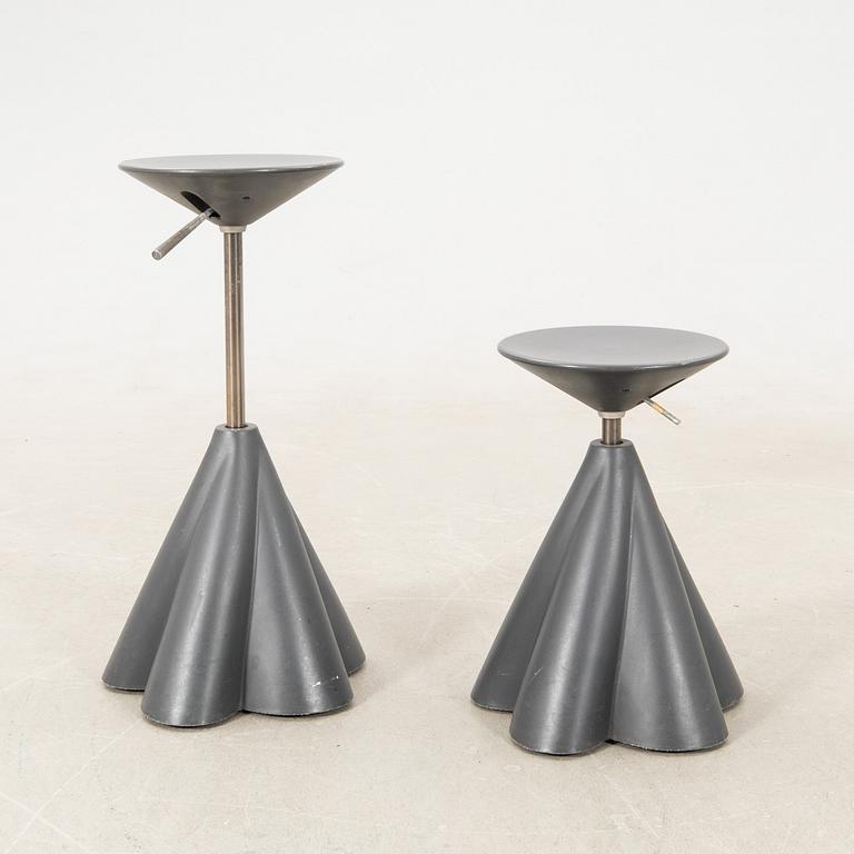 Philippe Starck, pallar/barstolar ett par för Presence Paris /Loréal sent 1900-tal.