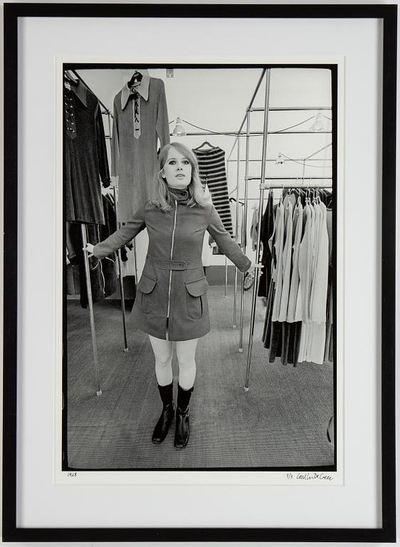 Carl Johan De Geer, fotografi, signerat 1/3.