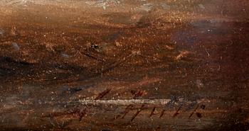 ABRAHAM HULK II, olja på pannå, sign.