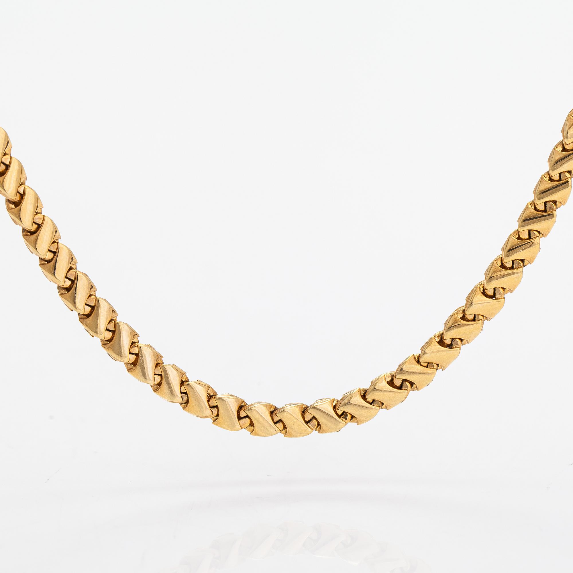 Halsband, 14K guld.