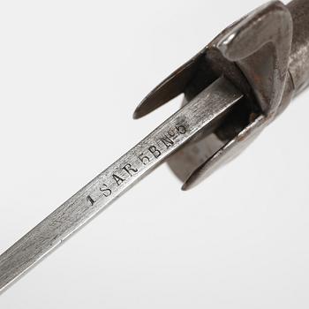 SABEL, för artilleriet, m/1831, Sverige.