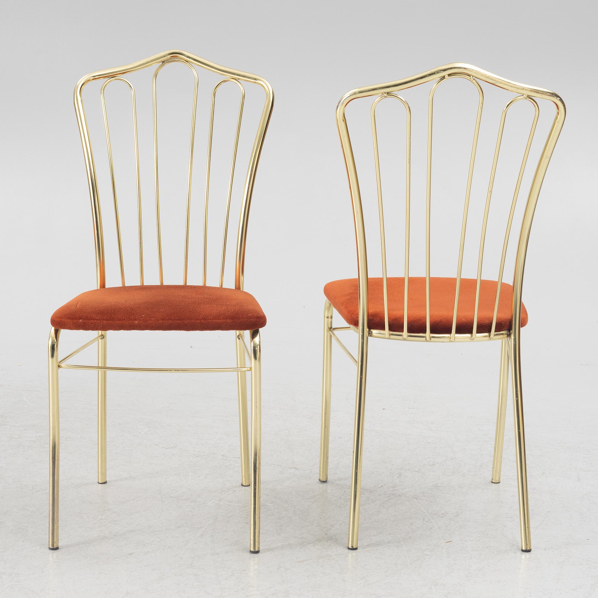 Dining group, 5 pieces, Italy, 1980s.