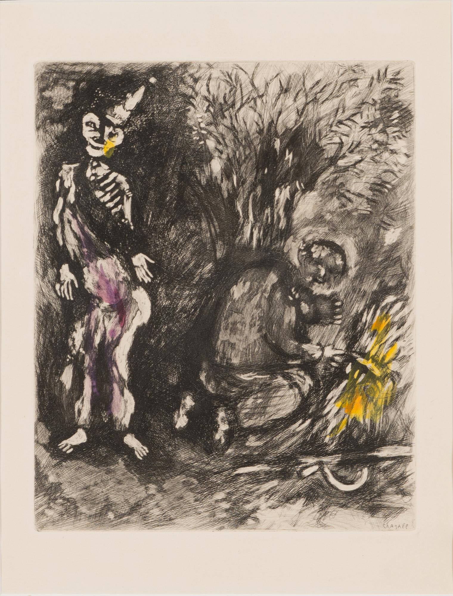 Marc Chagall, etsning, plåtsignerad.