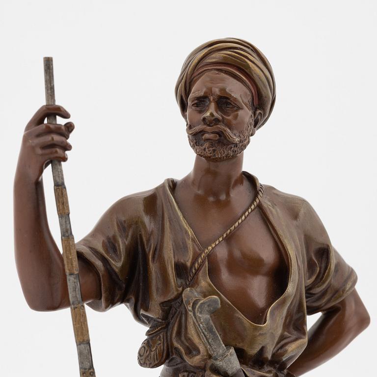 Jean Didier Debut, efter,  skulptur, patinerad brons, signerad.