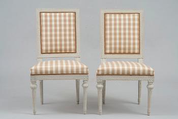 A PAIR OF CHAIRS.