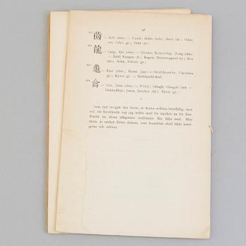 BOK, Dedikation av Strindberg.