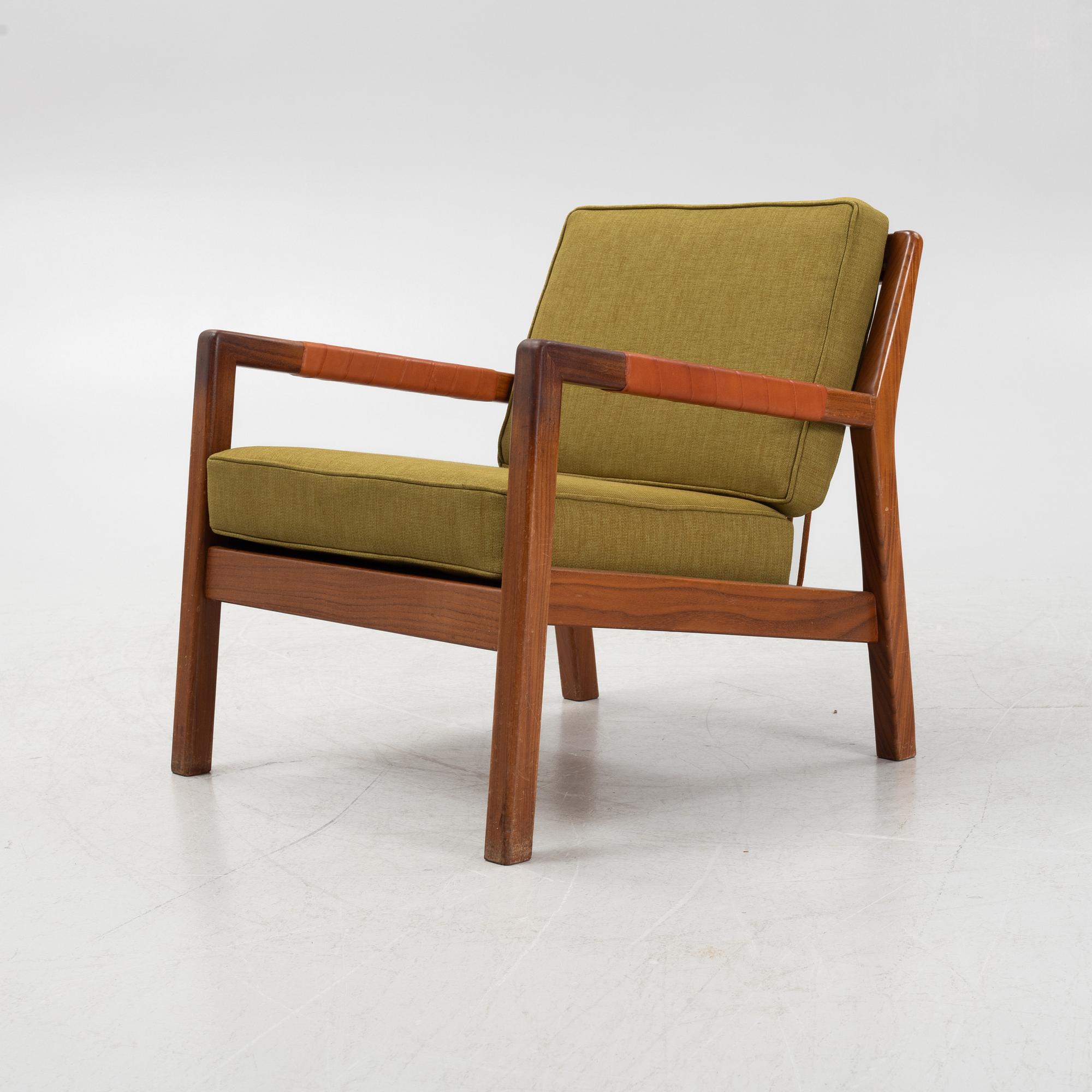 Carl Gustaf Hiort af Ornäs, a mid-20th-century 'Rialto' armchair, Puunveisto Oy - Träsnideri Ab, Finland.