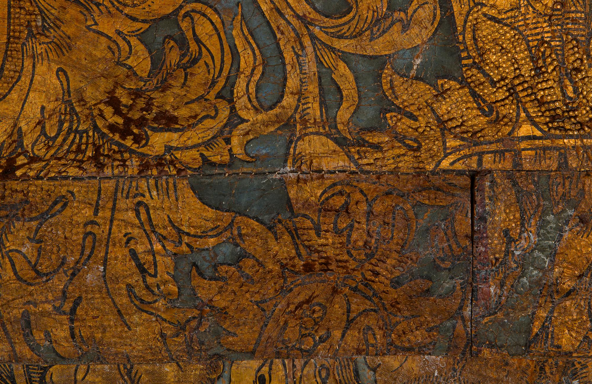 Tapet/gyllenläder, troligtvis Italien 1600-tal.