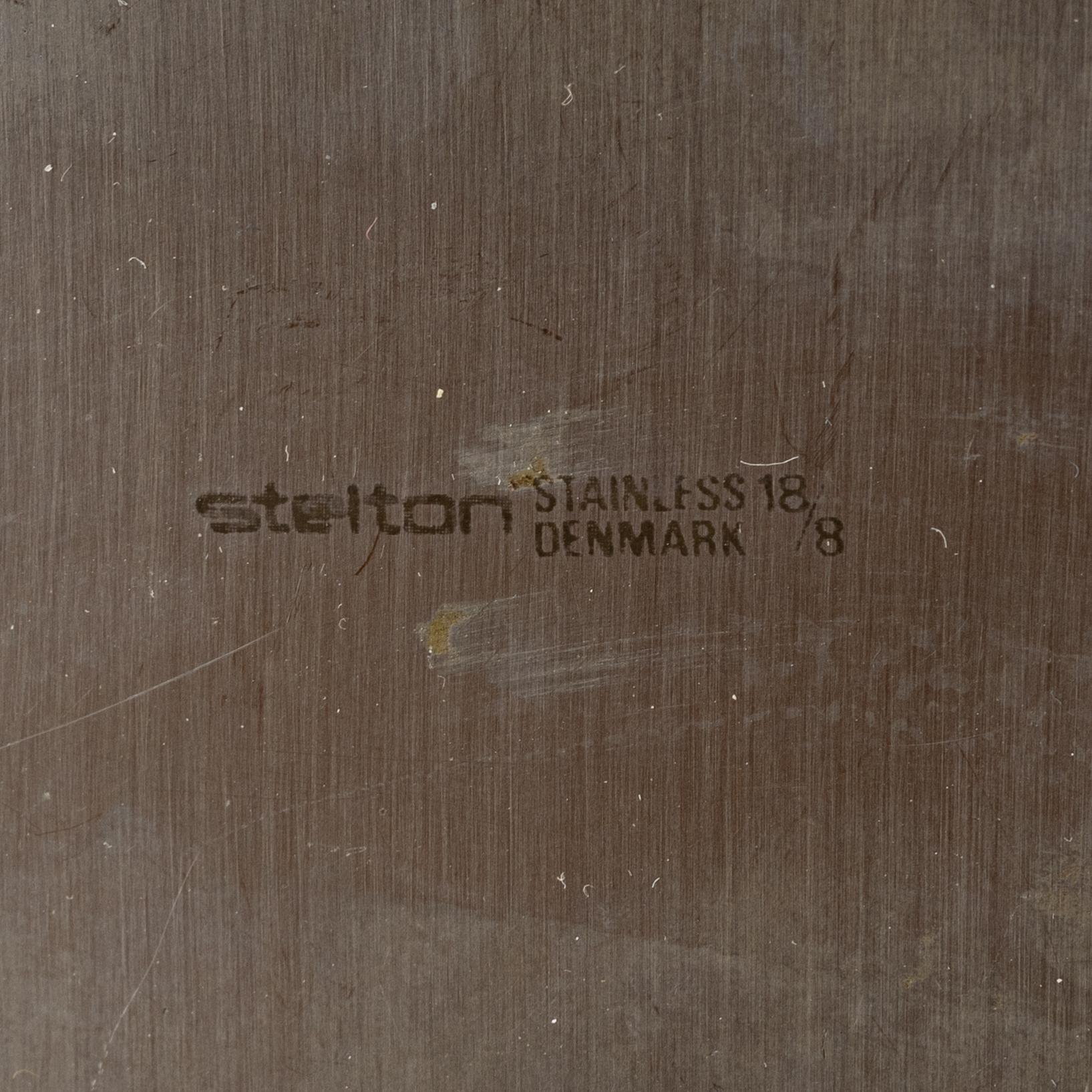 Arne Jacobsen, a set of eight 'Cylinda-Line' pieces, Stelton, Denmark.