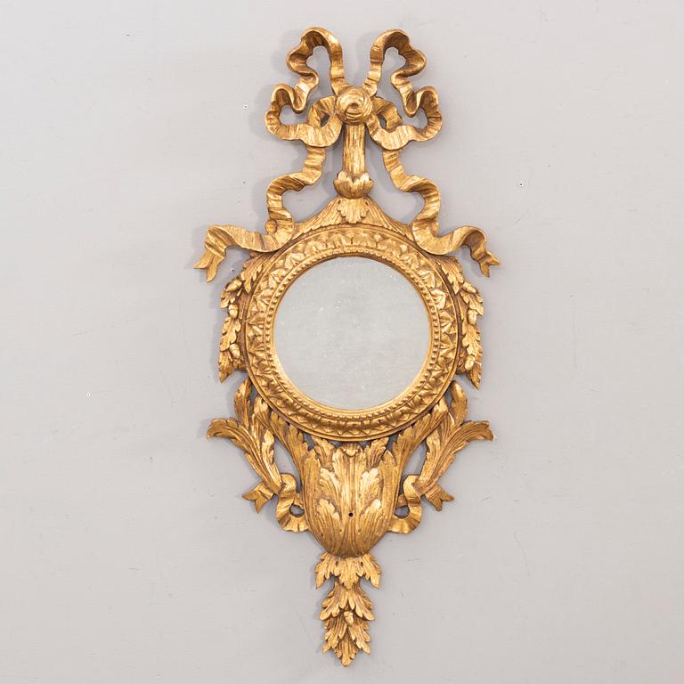 An mid 20th century wood mirror from Paoletti, Firenze Italy.