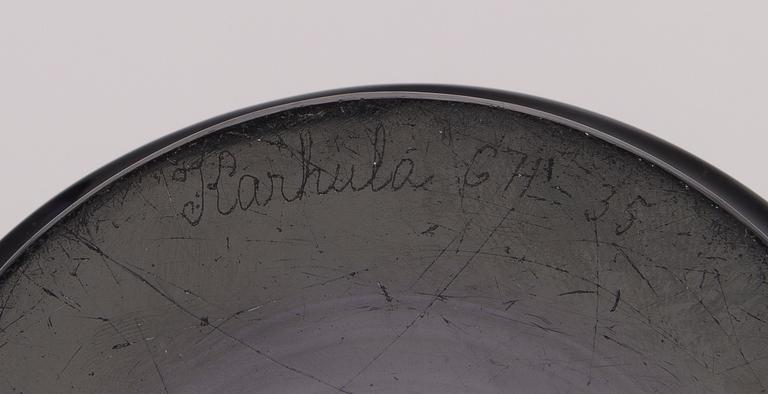 GÖRAN HONGELL, MALJAKKO, lasia, signeerattu Karhula GH -35.