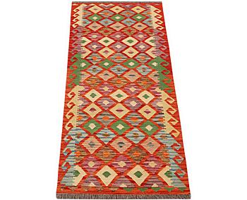 A runner carpet, Kilim, ca 242 x 82 cm.