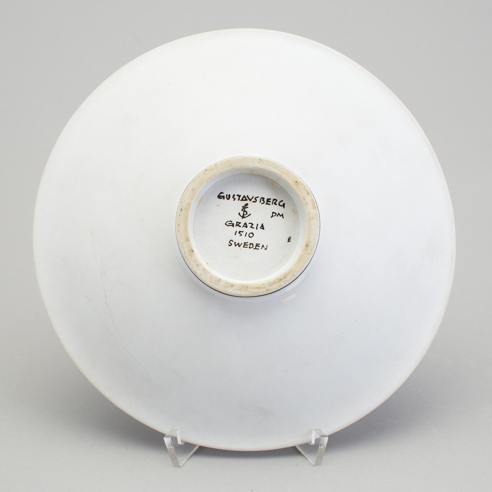 STIG LINDBERG, a lot of seven pieces of "Grazia" items, Gustavsberg 1950/60s.