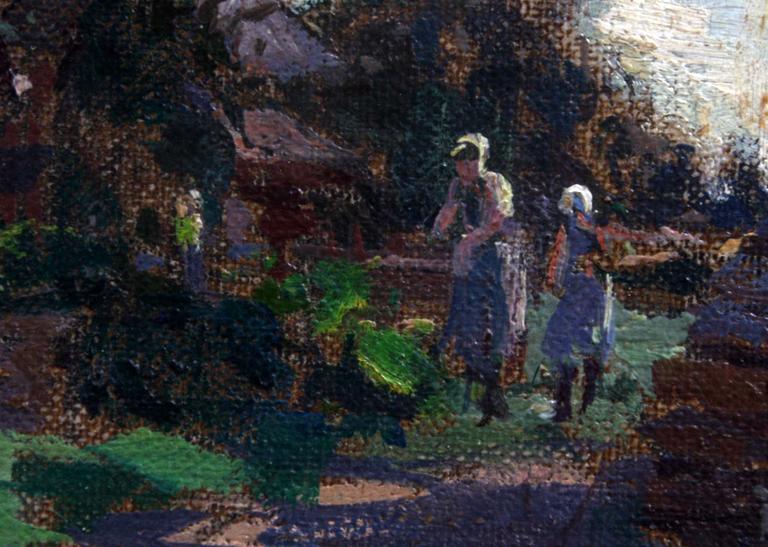 ESTHER KJERNER, olja på uppfordrad duk, sign.