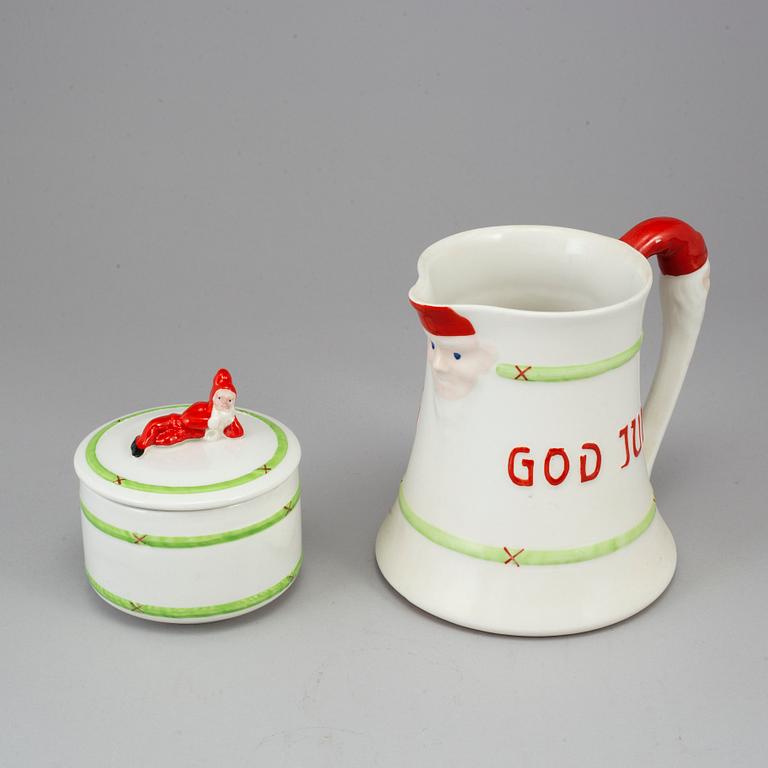 JULSERVIS, 42 delar, porslin, "God Jul", Gustavsberg.