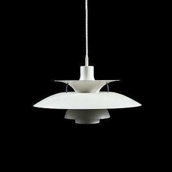 TAKLAMPA, "PH-5", Poul Henningsen, Louis Poulsen, 1900-talets andra hälft, höjd ca 25 cm.