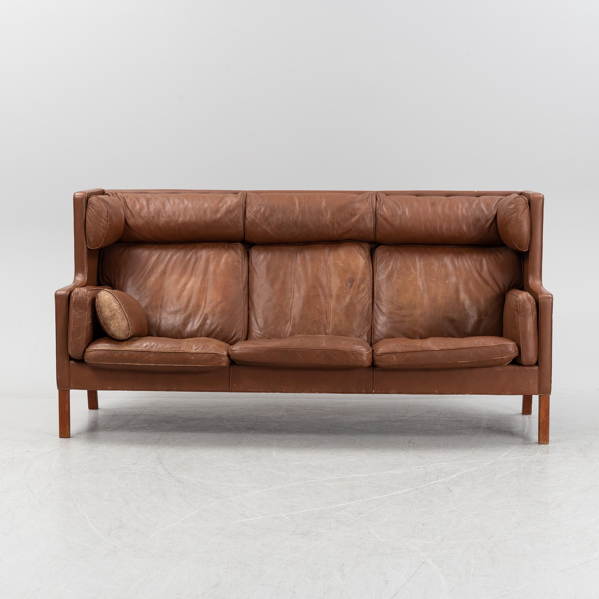 Børge Mogensen, soffa, "Coupé", Fredericia Stolefabrik, Danmark.