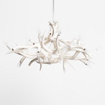 Jason Miller, a 'Superordinate Chandelier 12 Antlers,' ceiling lamp, Roll & Hill, USA.
