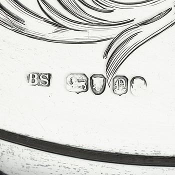 Benjamin Smith III, stor bricka, silver, gåva till Jenny Lind, London 1848.