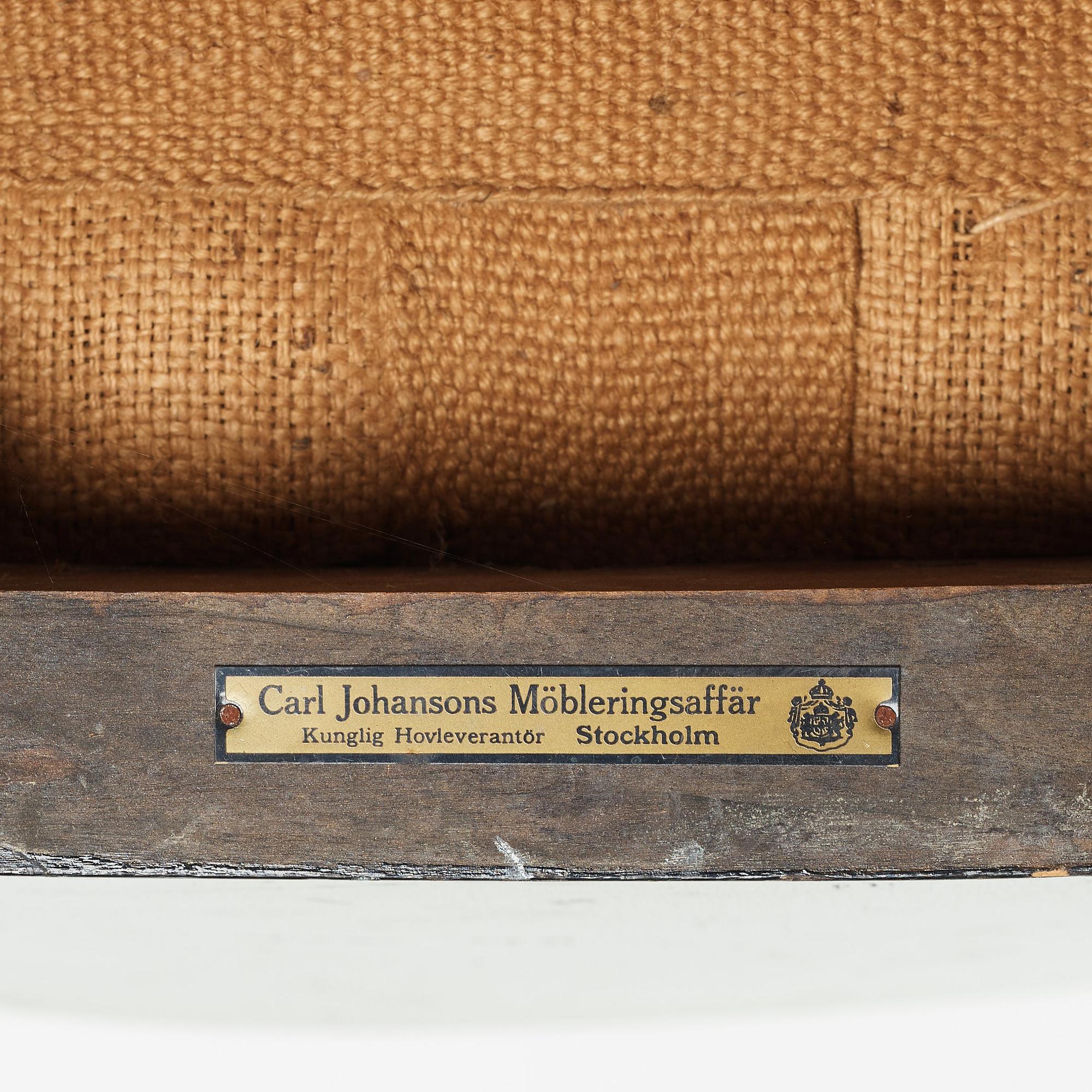 Swedish grace, a pair of klismos chairs for Carl Johansons Möbleringsaffär, 1930's.