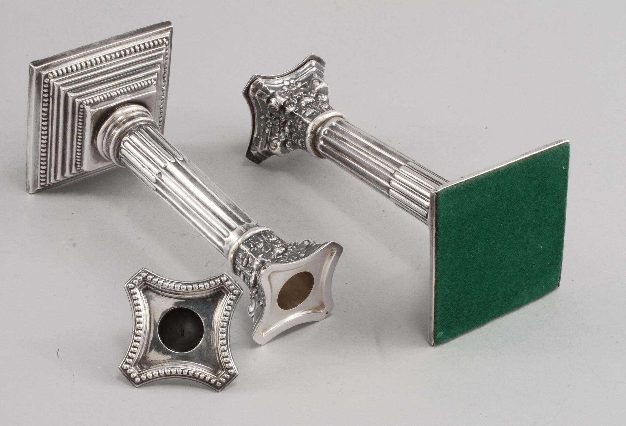 LJUSSTAKAR, silver, A Smith, Birmingham, England, 1961.