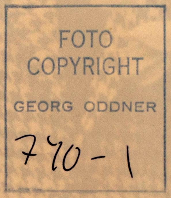 GEORG ODDNER, a vintage photograph, stamped signature on the reverse.