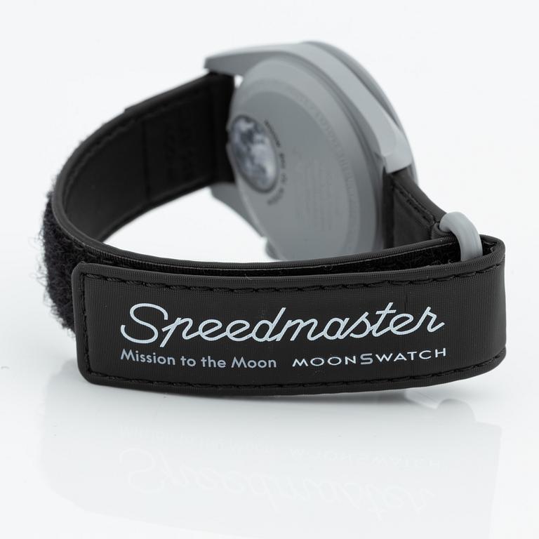 Swatch/Omega, MoonSwatch, Mission to the Moon, kronograf, armbandsur, 42 mm.