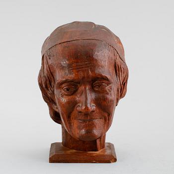 SKULPTUR, skuret trä, 1900-talets första hälft.