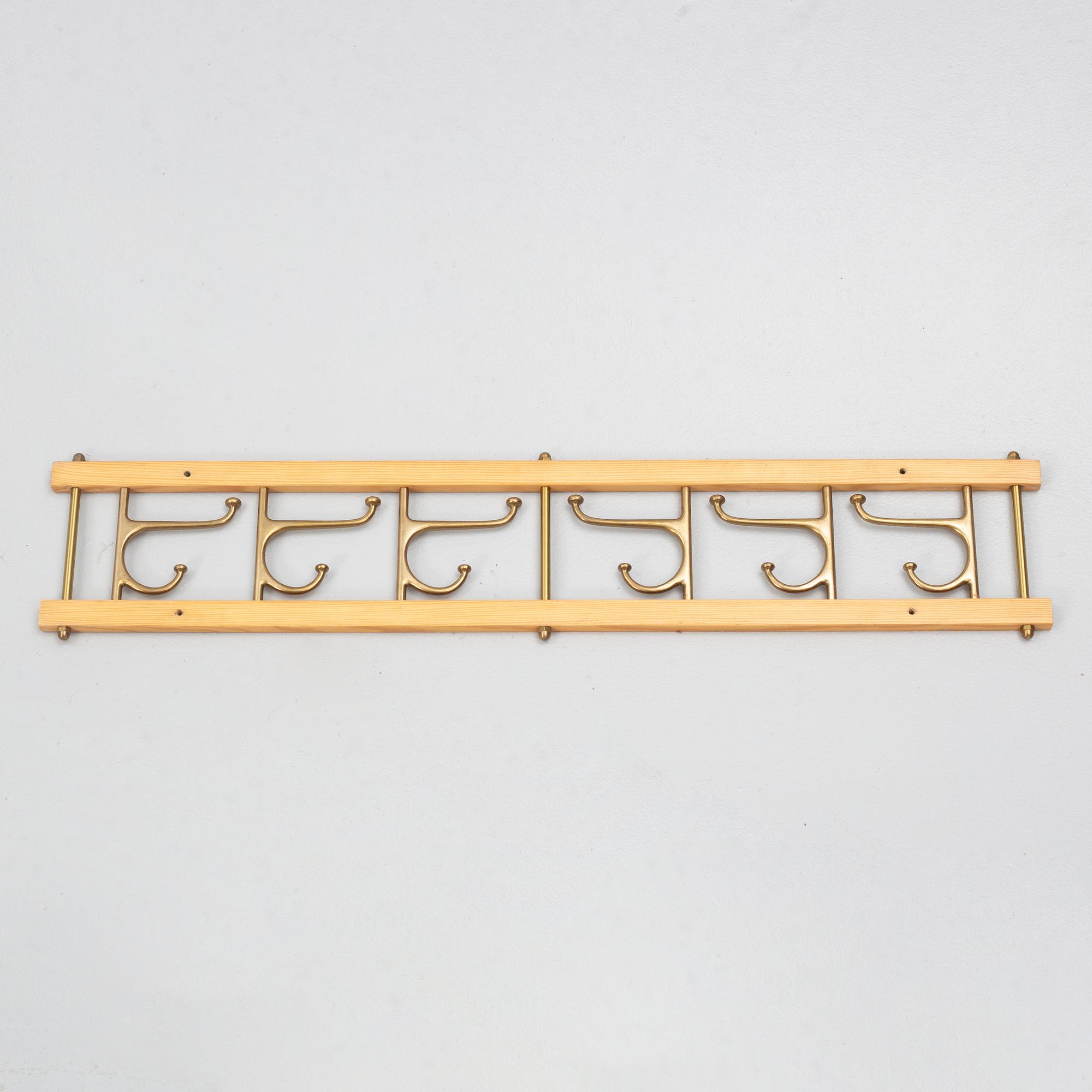 A 'Dekorativ' coat hanger, Skoglunds metallgjuteri, Anderstorp, 1950s/60s.