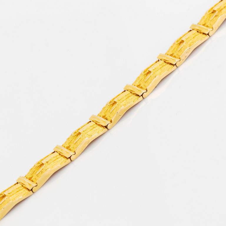 Björn Weckström, Armband, "Kaskad", 18K guld.