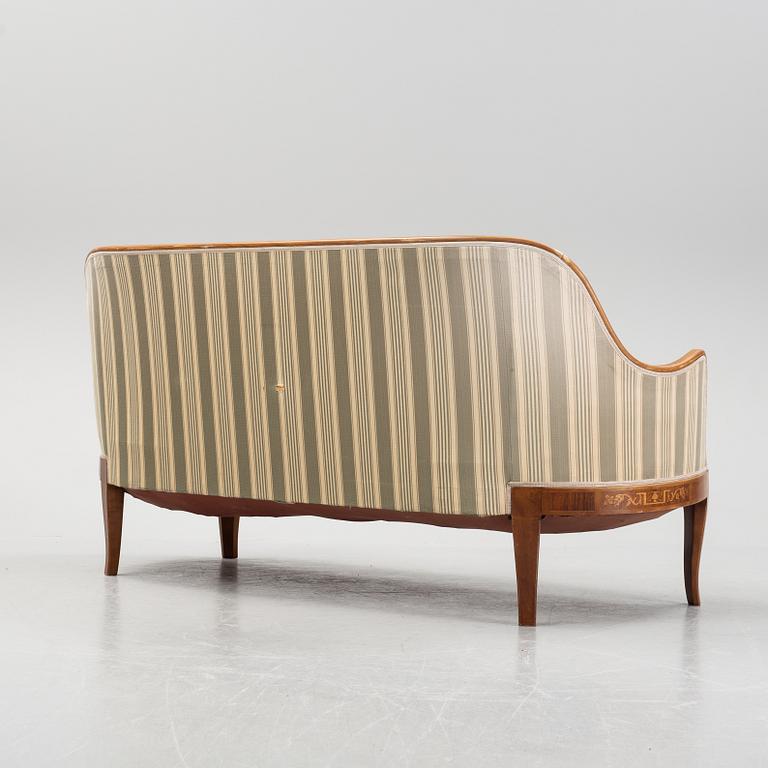 Carl Malmsten, soffa, Swedish Grace, specialbeställd och utförd 1929.