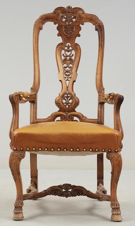 KARMSTOL, rokokostil, bonad, 1900-tal.