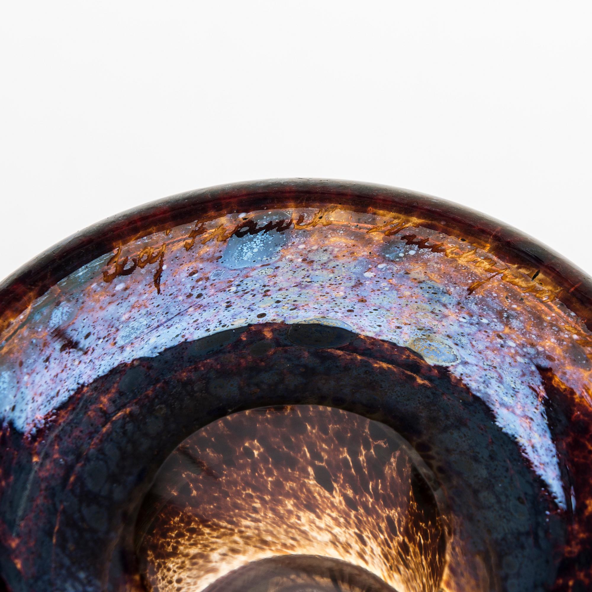 POKAL, glas, signerad Kaj Franck Nuutajärvi Notsjö.