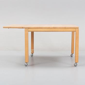 A beech coffee table, Haslev Møbler, second half of the 20th Century.