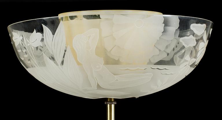 BO NOTINI, golvlampa, Glössner & Co, Stockholm 1940-tal.