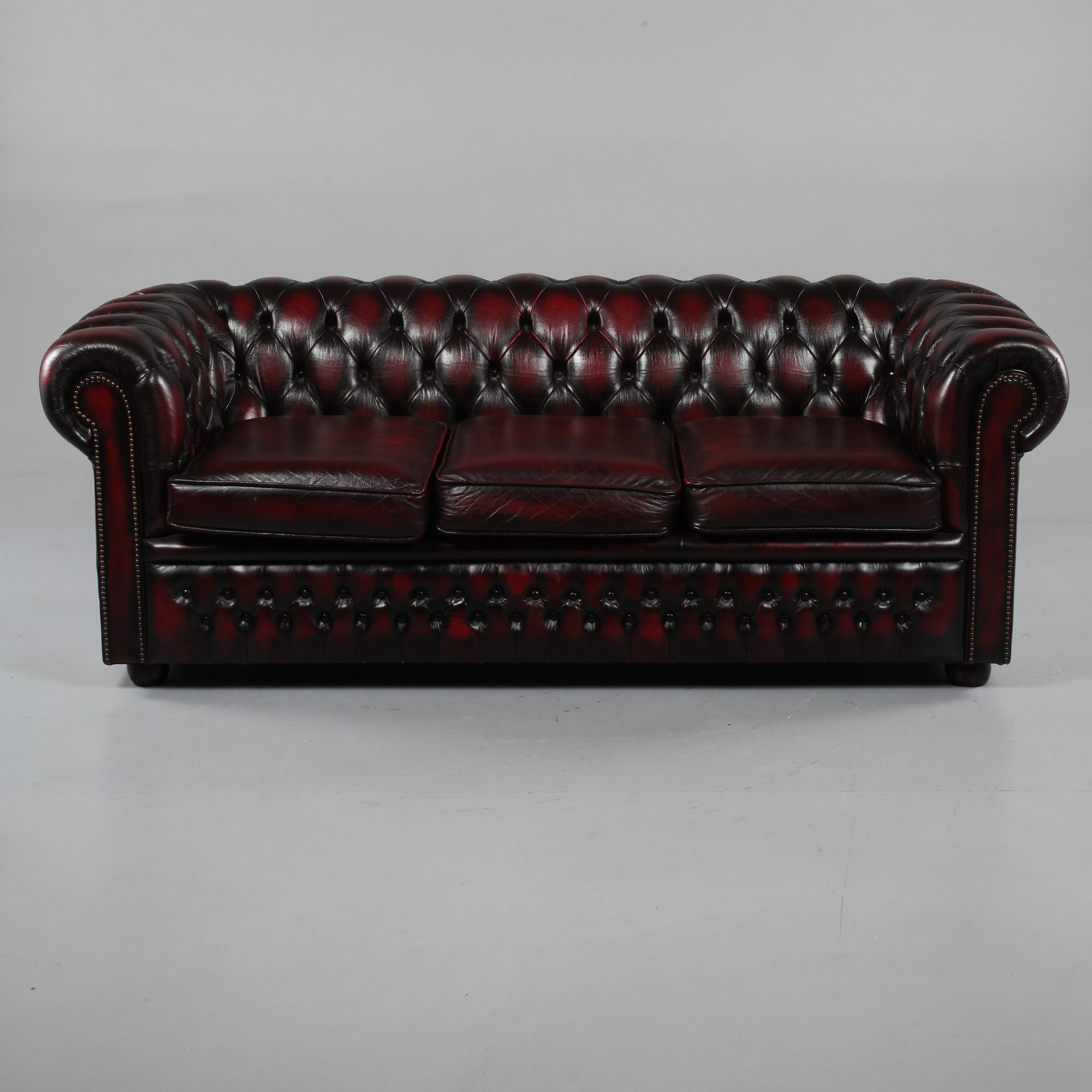 SOFFA, Chesterfield, 1900-talets andra hälft.