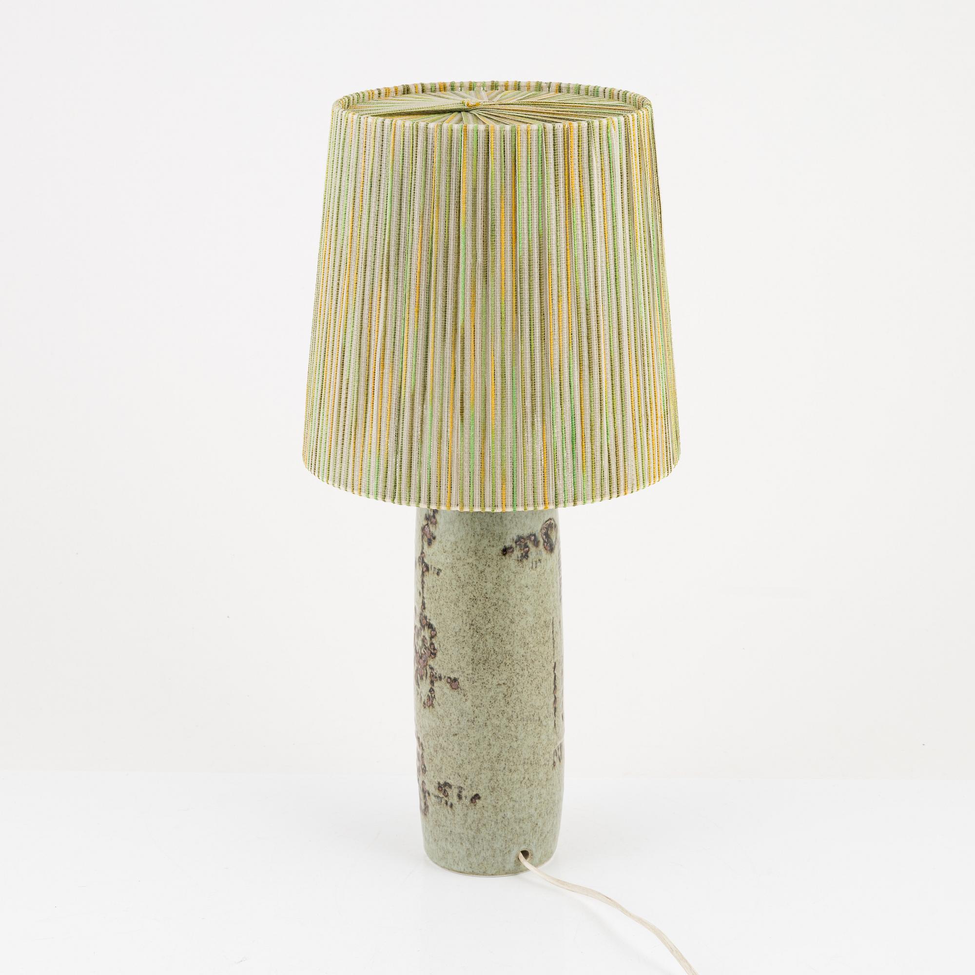 Carl-Harry Stålhane, a stoneware table light, Rörstrand.