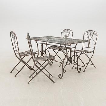 Garden furniture 5 pcs late 20th century/21st century.