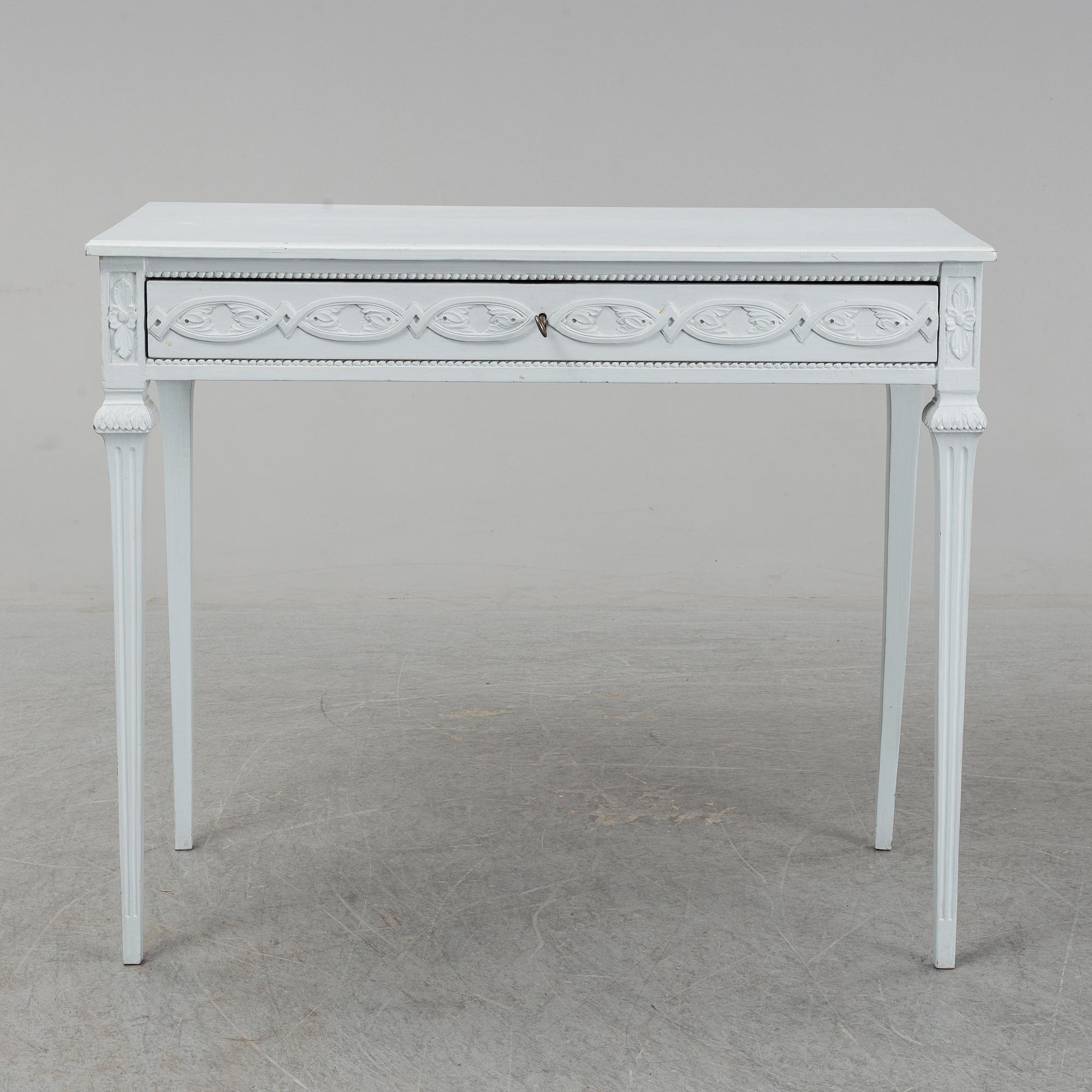 A late gustavian style table.