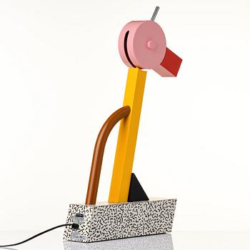 Ettore Sottsass, "Tahiti", bordslampa, Memphis, Milano, efter 1981.