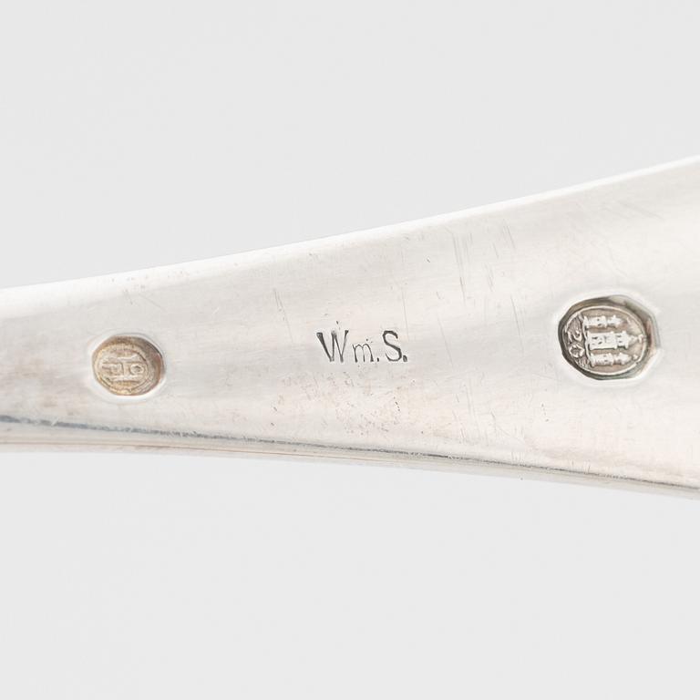 Besticksservis, silver, 124 delar, silver, Danmark, bl a C. Holm, Köpenhamn 1911 .