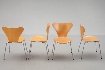 STOLAR, 4 st, "Sjuan", Arne Jacobsen, Fritz Hansen.