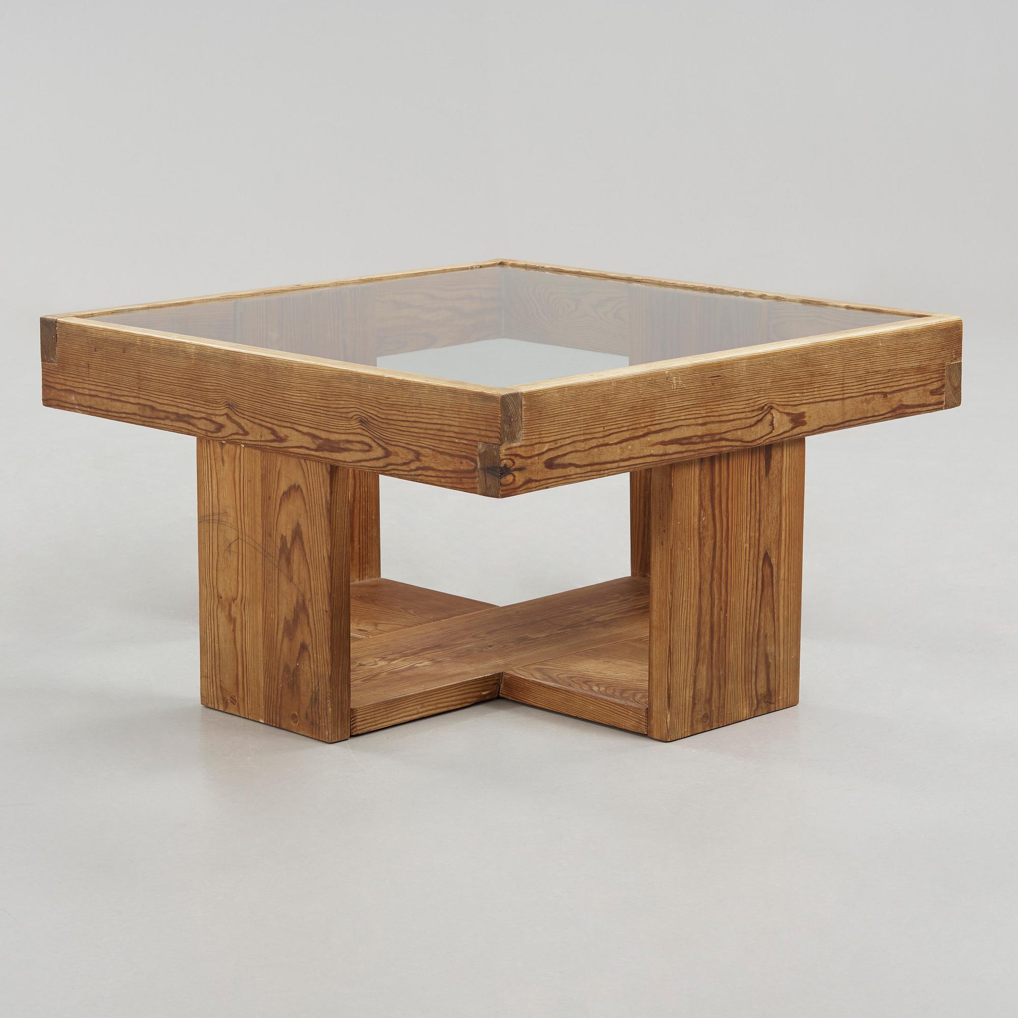 A Swedish Modern pine table, probably mid 20th C.